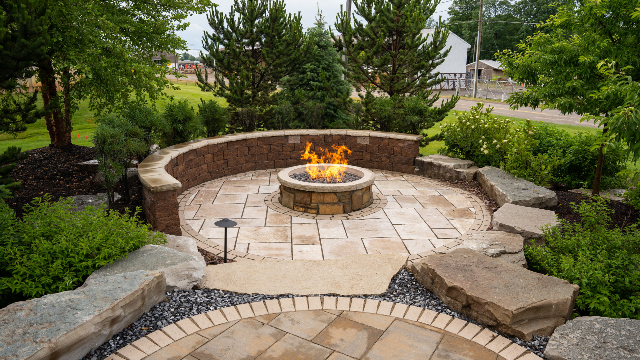 View hardscaping project in Centerton